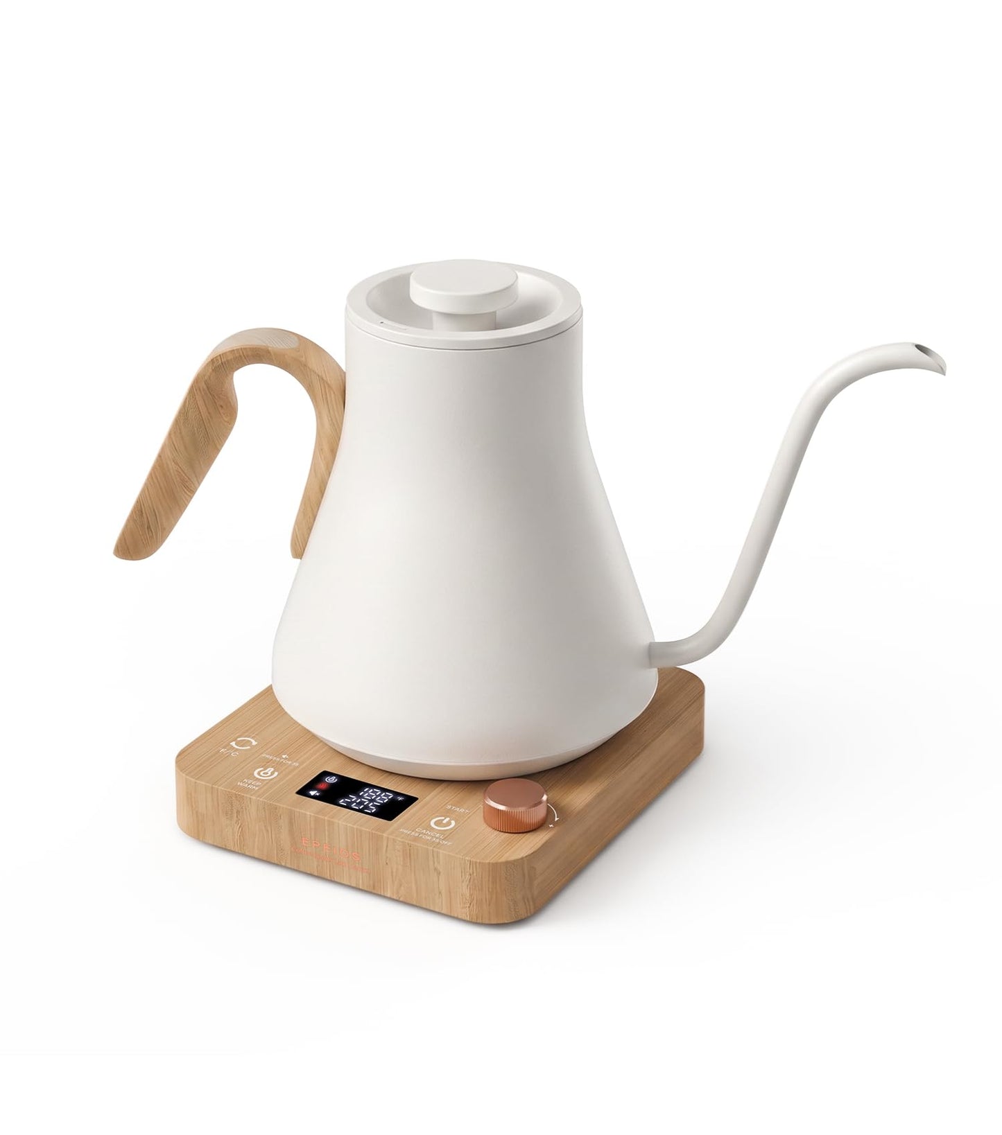Gooseneck Electric Kettle 0.9L Temp Control Stainless