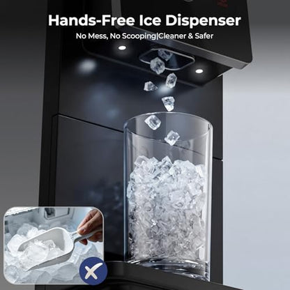 Countertop Nugget Ice Maker 33lb/24H Self-Clean