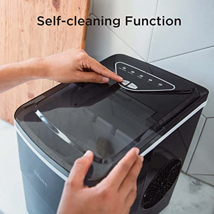 Countertop Nugget Ice Maker 17lb/Day Portable