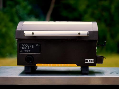 Battery Powered Pellet Grill Portable Cordless Outdoor BBQ Grill