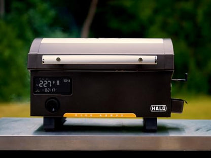 Battery Powered Pellet Grill Portable Cordless Outdoor BBQ Grill