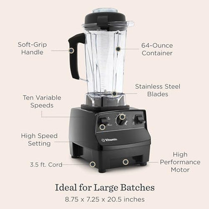 Professional Blender 64oz 2HP Variable Speed