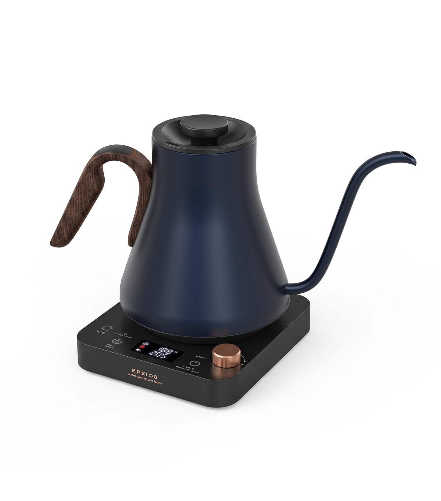 Gooseneck Electric Kettle 0.9L Temp Control Stainless