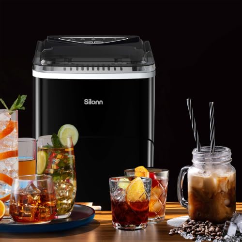 Countertop Nugget Ice Maker 17lb/Day Portable