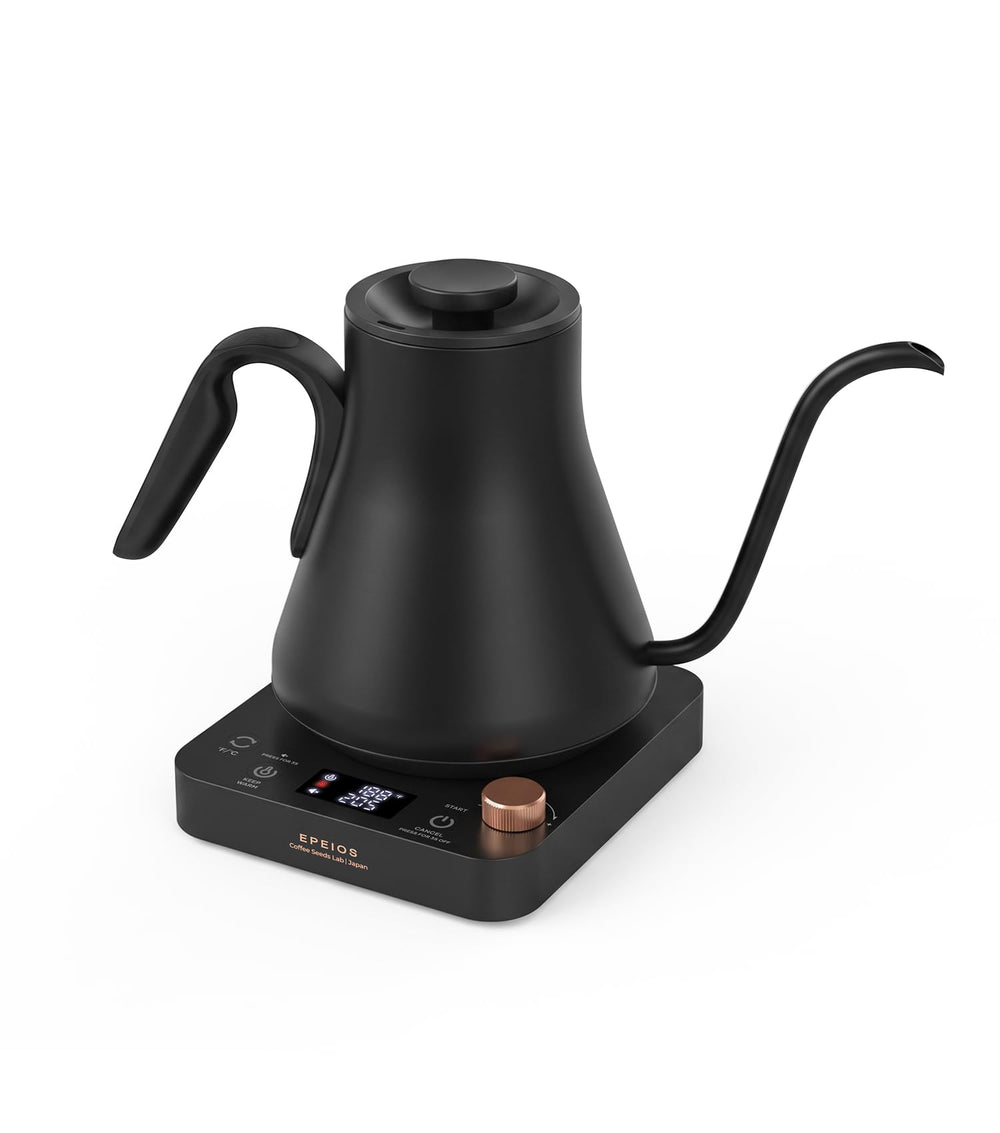 Gooseneck Electric Kettle 0.9L Temp Control Stainless