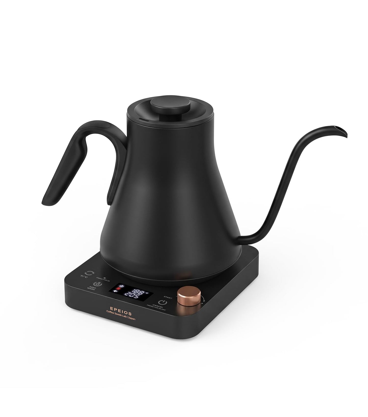 Gooseneck Electric Kettle 0.9L Temp Control Stainless