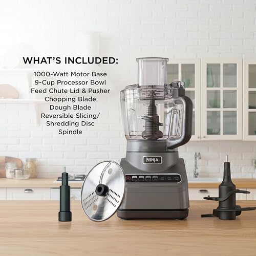 Food Processor 9-Cup Chopping Slicing Dough