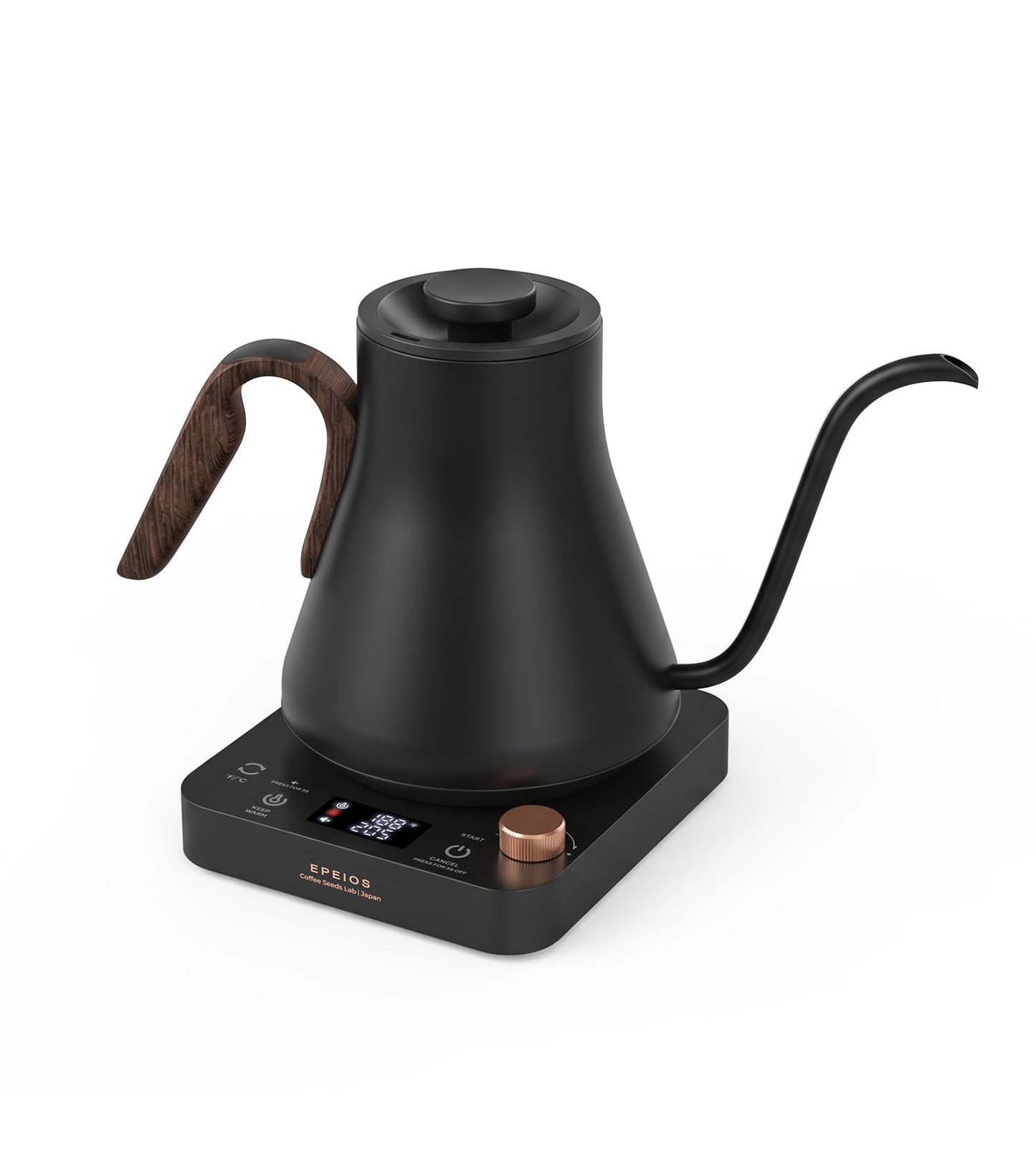 Gooseneck Electric Kettle 0.9L Temp Control Stainless