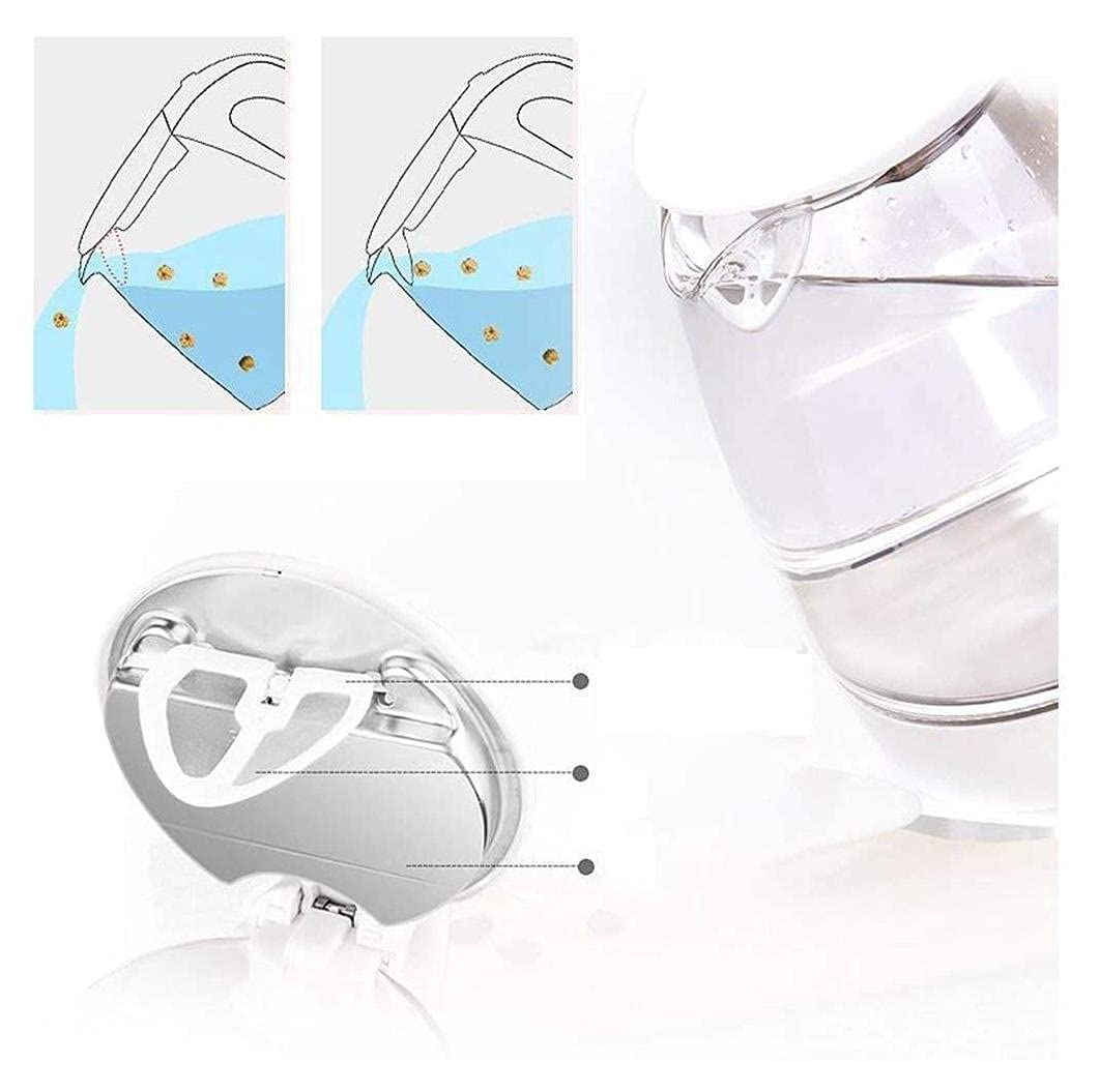 1.8L Glass Electric Kettle Fast Boil LED Auto Shut-Off