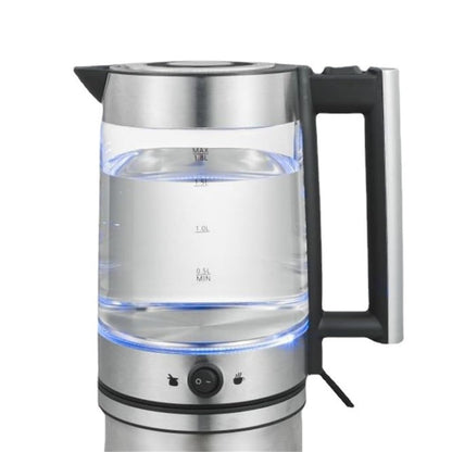 Transparent Glass Electric Kettle Fast Boil Auto Shutoff