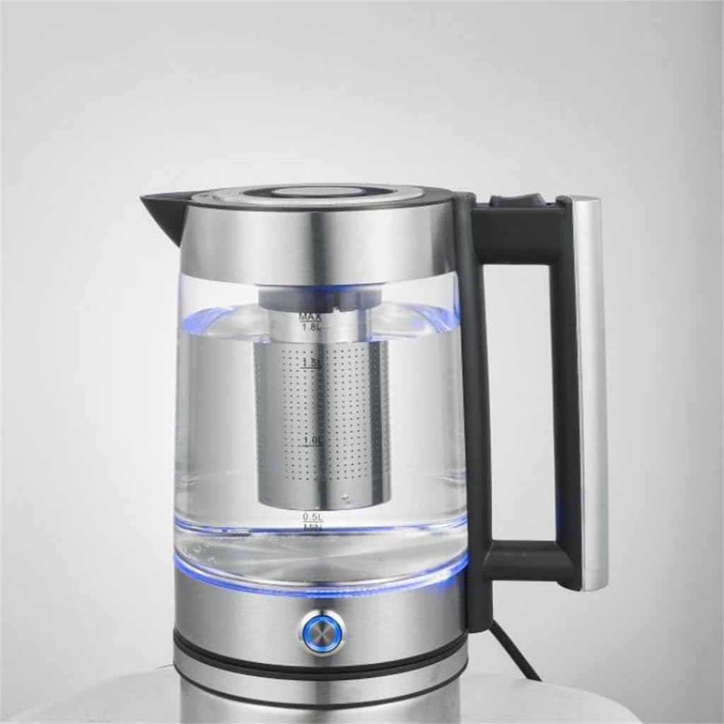 Transparent Glass Electric Kettle Fast Boil Auto Shutoff