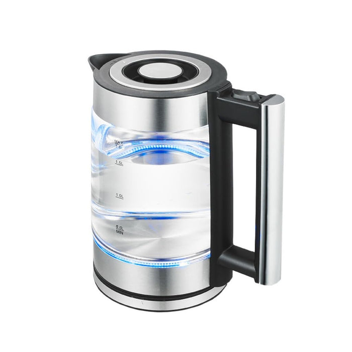 Transparent Glass Electric Kettle Fast Boil Auto Shutoff