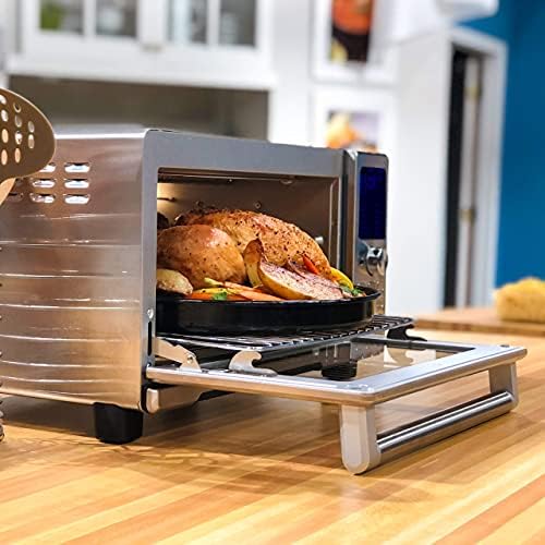 12-in-1 Air Fryer Oven 30QT Smart Dual Heat Control