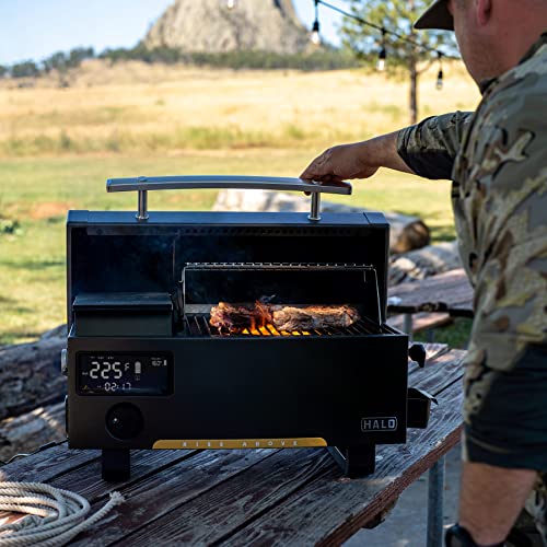 Battery Powered Pellet Grill Portable Cordless Outdoor BBQ Grill