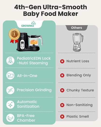 Baby Food Maker Steamer Blender Puree Processor
