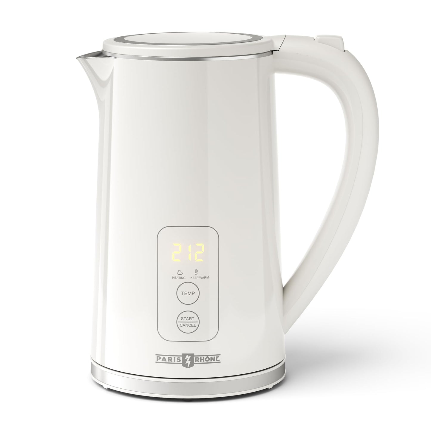Electric Kettle 1.7L Stainless Steel Double Wall Fast Boil