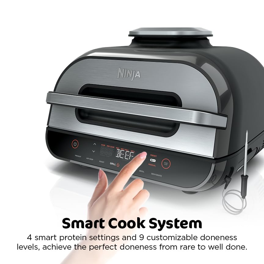 Ninja EG201 Foodi 6-in-1 Indoor Grill with Air Fry