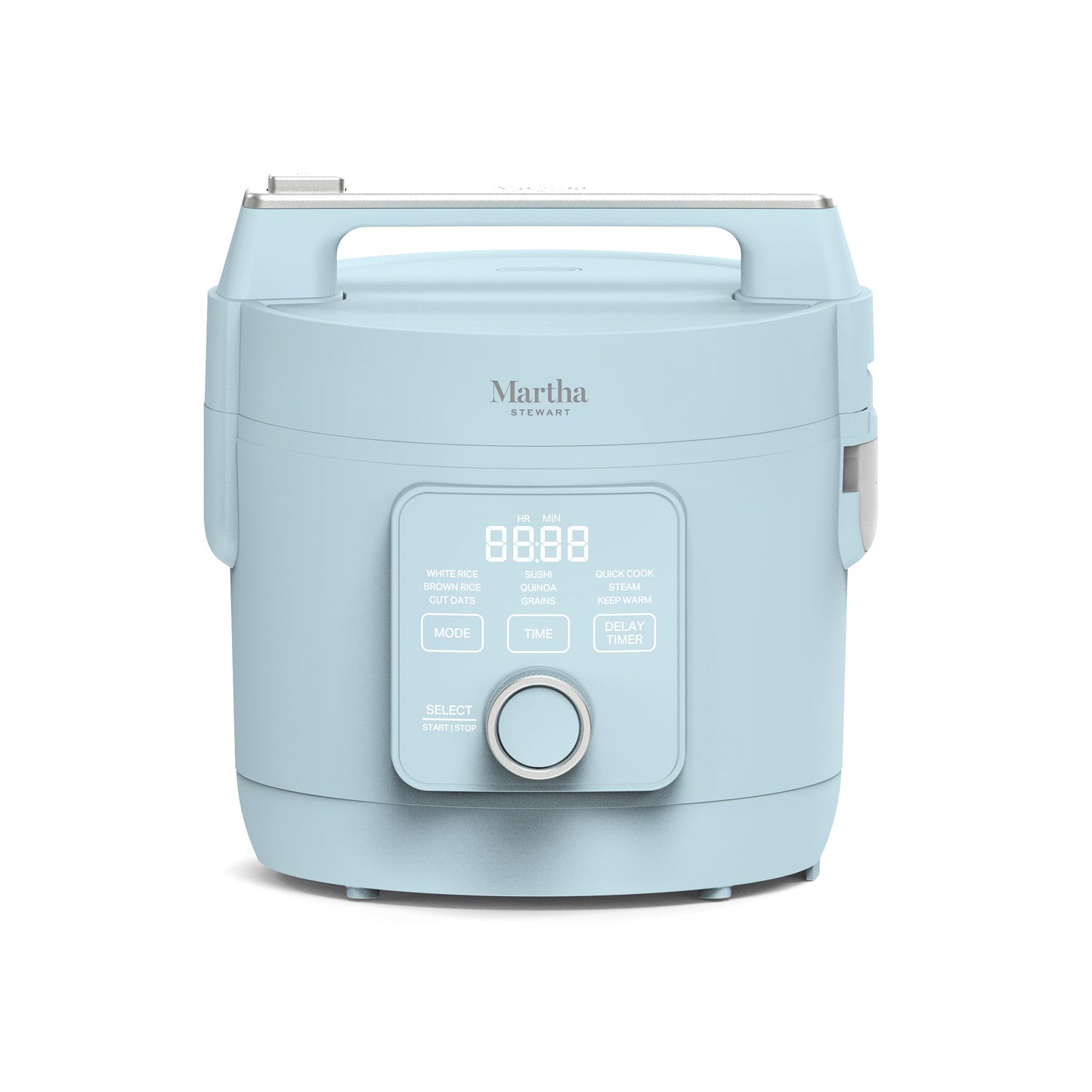 Rice Cooker 4 Cup Ceramic Nonstick Keep Warm Steam Basket Quick Cook