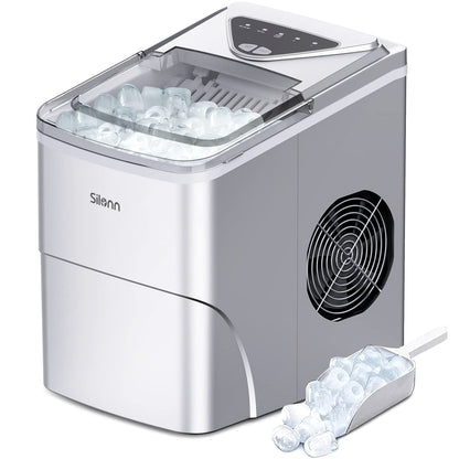 Countertop Nugget Ice Maker 17lb/Day Portable