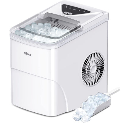 Countertop Nugget Ice Maker 17lb/Day Portable