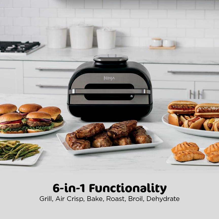 Ninja EG201 Foodi 6-in-1 Indoor Grill with Air Fry