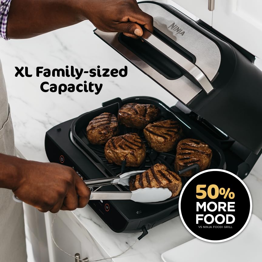 Ninja EG201 Foodi 6-in-1 Indoor Grill with Air Fry