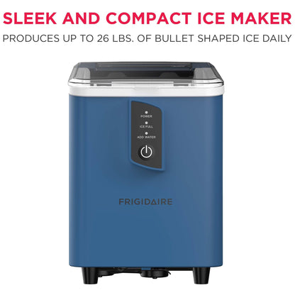 Stainless Steel Ice Maker 26lb/Day Fast Cube