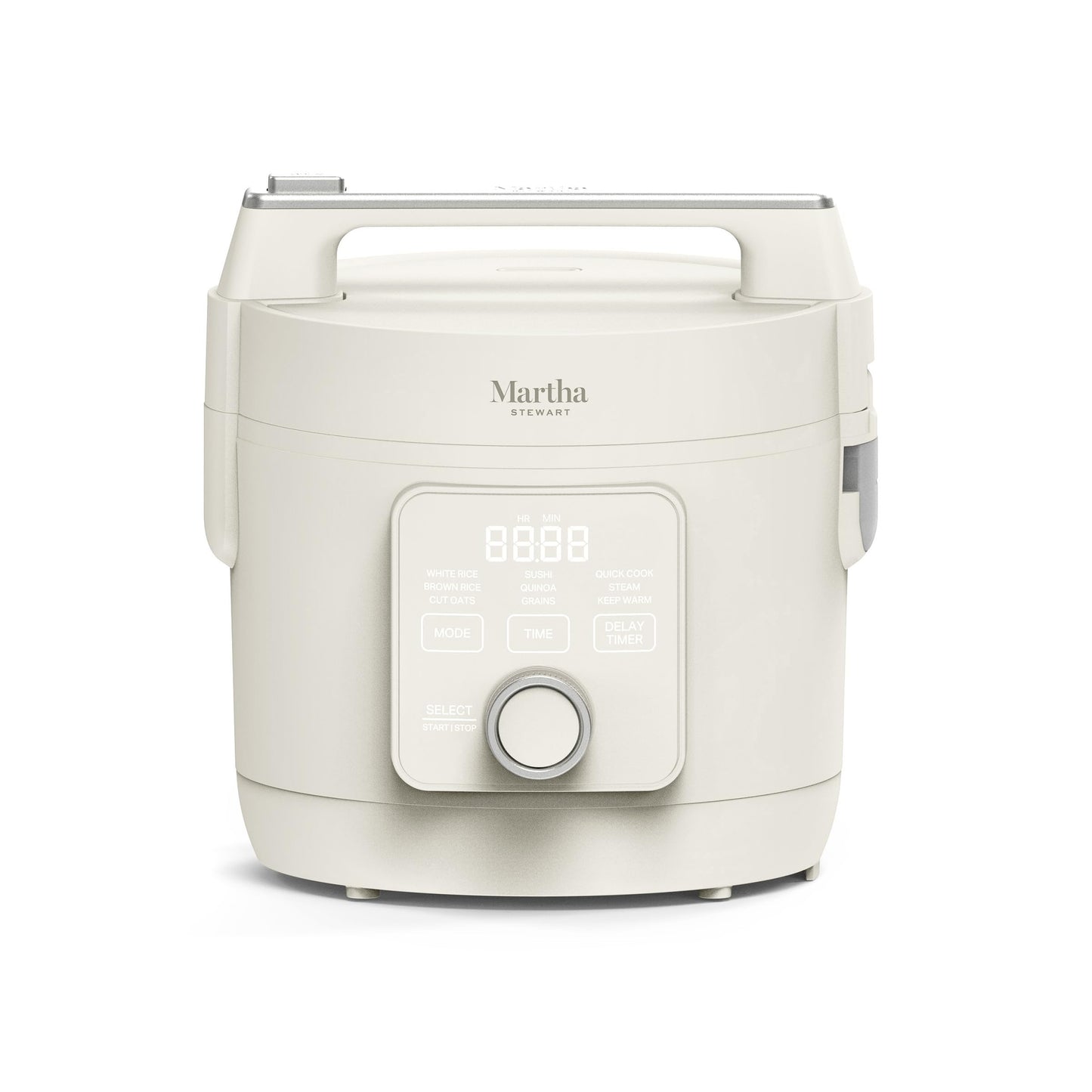 Rice Cooker 4 Cup Ceramic Nonstick Keep Warm Steam Basket Quick Cook