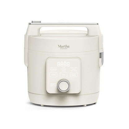 Rice Cooker 4 Cup Ceramic Nonstick Keep Warm Steam Basket Quick Cook