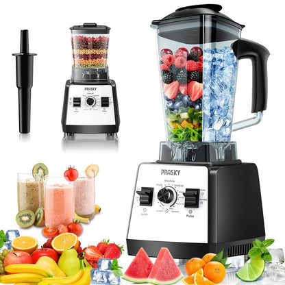 Professional Blender 2400W 68oz Grinder Combo Ice Crush