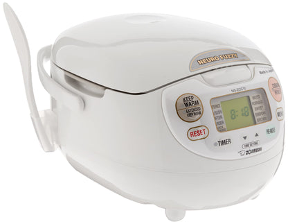 Neuro Fuzzy Rice Cooker 5.5 Cup Keep Warm White