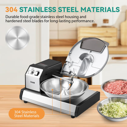 Commercial Food Processor 5QT Vegetable Chopper Grinder