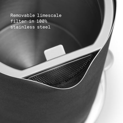 Stainless Steel Electric Kettle 1.2L Non-Drip LED