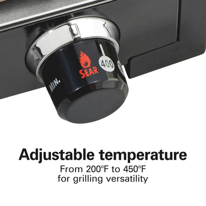 Electric Indoor Searing Grill Adjustable Temperature 450F