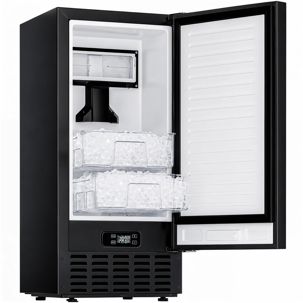 Countertop Bullet Ice Maker with Handle and Tank