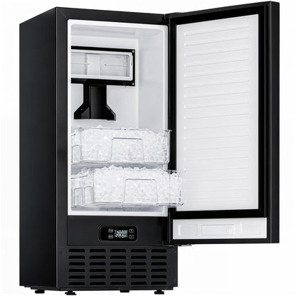 Countertop Bullet Ice Maker with Handle and Tank