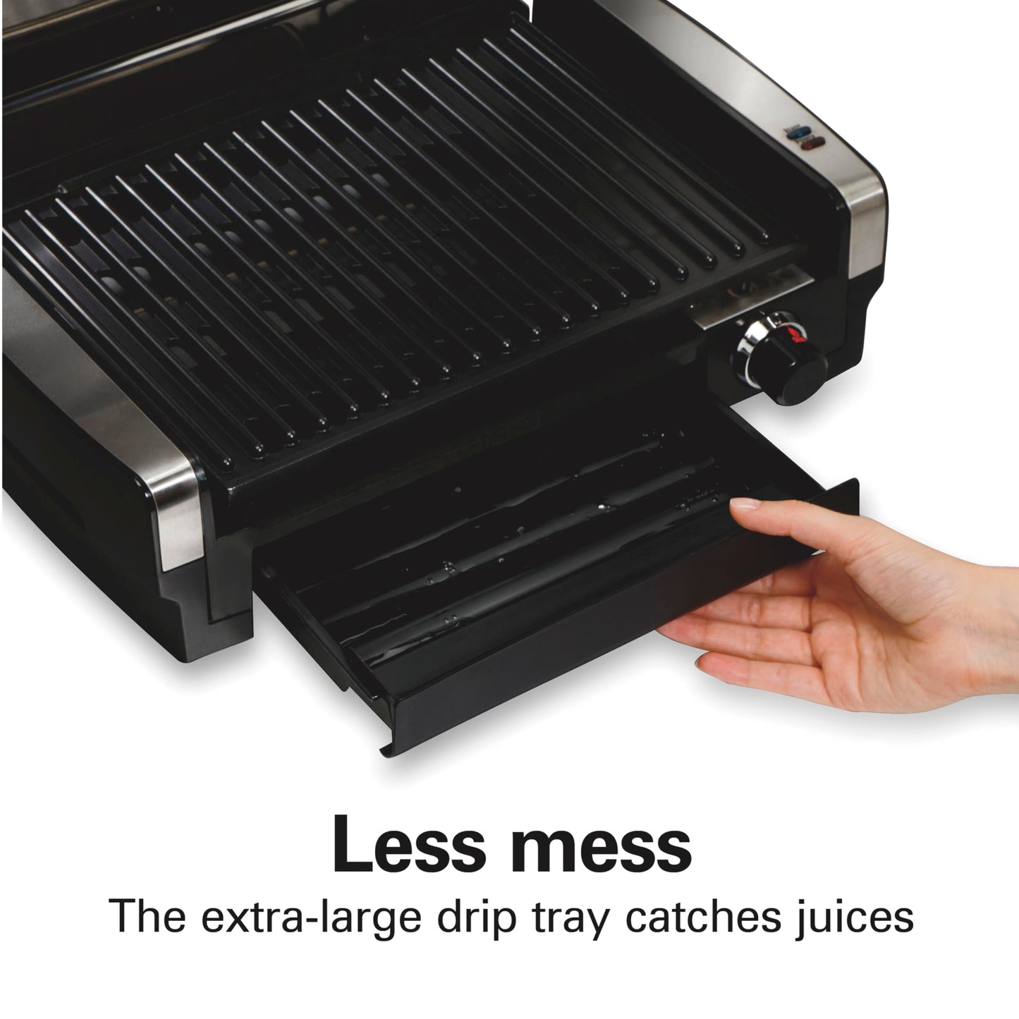Electric Indoor Searing Grill Adjustable Temperature 450F