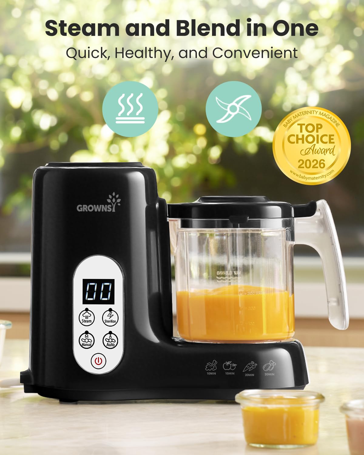 Baby Food Maker Steamer Blender Puree Processor