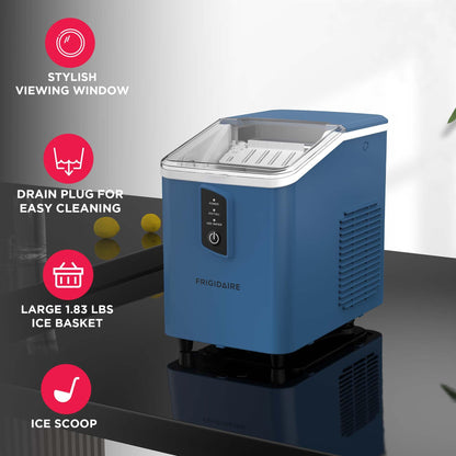 Stainless Steel Ice Maker 26lb/Day Fast Cube