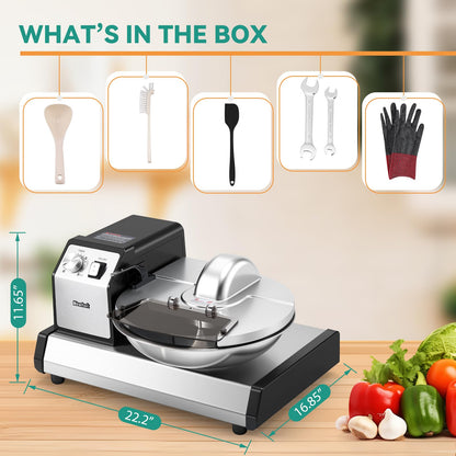 Commercial Food Processor 5QT Vegetable Chopper Grinder