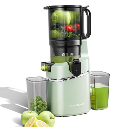 Cold Press Juicer Wide Mouth Self Feeding Zero Waste Triple Strainers