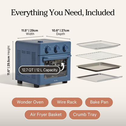 32QT Air Fryer Oven 8-in-1 Touch Control Steam Infusion