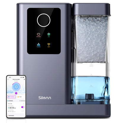 Countertop Nugget Ice Maker 17lb/Day Portable