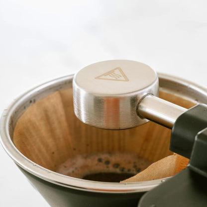 8 Cup Drip Coffee Maker Plastic-Free Gold Cup Standard