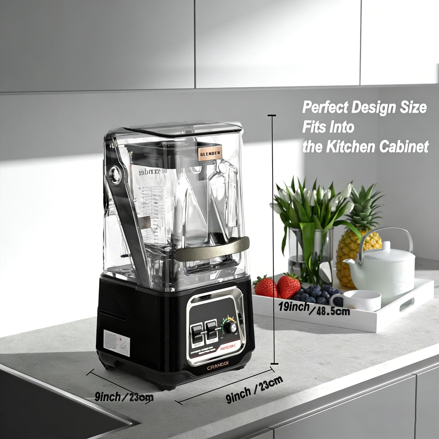 Commercial Blender 2200W Ice Crushing Smoothie Maker