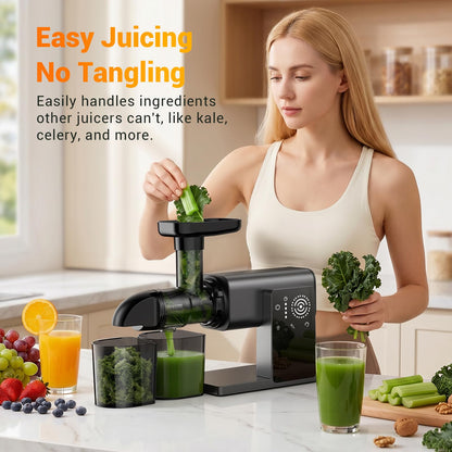 Cold Press Juicer High Torque LED Touch Screen BPA Free Quiet