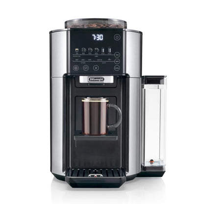 Automatic Coffee Maker Built-In Grinder Single Serve Iced Coffee Carafe