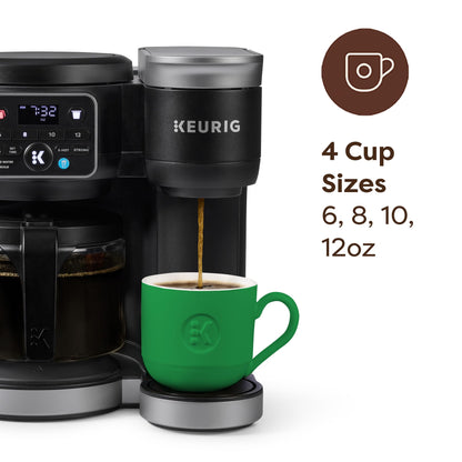 Dual Coffee Maker Single Serve Carafe Hot Iced 72oz Reservoir