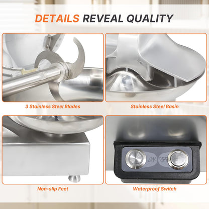 Food Processor Meat Cutter Mixer Chopper Multifunction