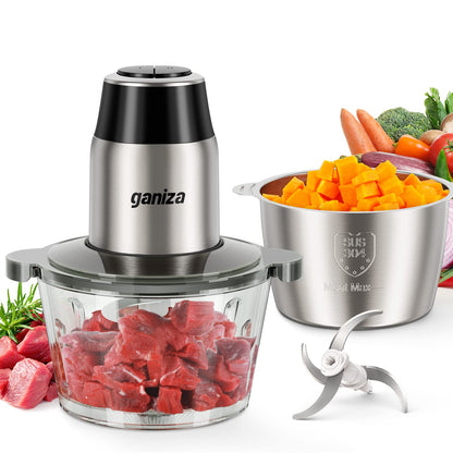 Food Processor Electric Chopper Meat Grinder 8-Cup